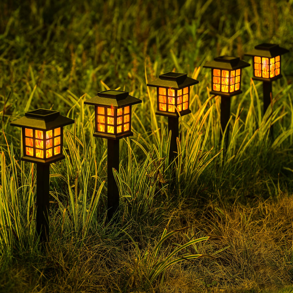 Solar Lights Outdoor Waterproof 10 Pack, LED Garden Decor