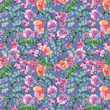 Flowers 100% Cotton Fabric By The Yard