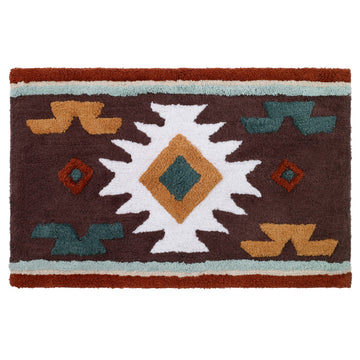 Nature Bathroom Rug 20x30, Soft & Absorbent Cotton