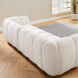 VANOMi 88" Oversized Boucle Sofa, Modern Upholstered Tufted Cloud Couch