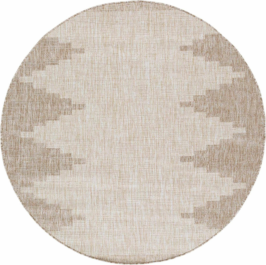 Eris Outdoor Area Rug - Outside Porch Patio Rug Carpet - No Pile Rug - Waterproof Rug - Geometric - 