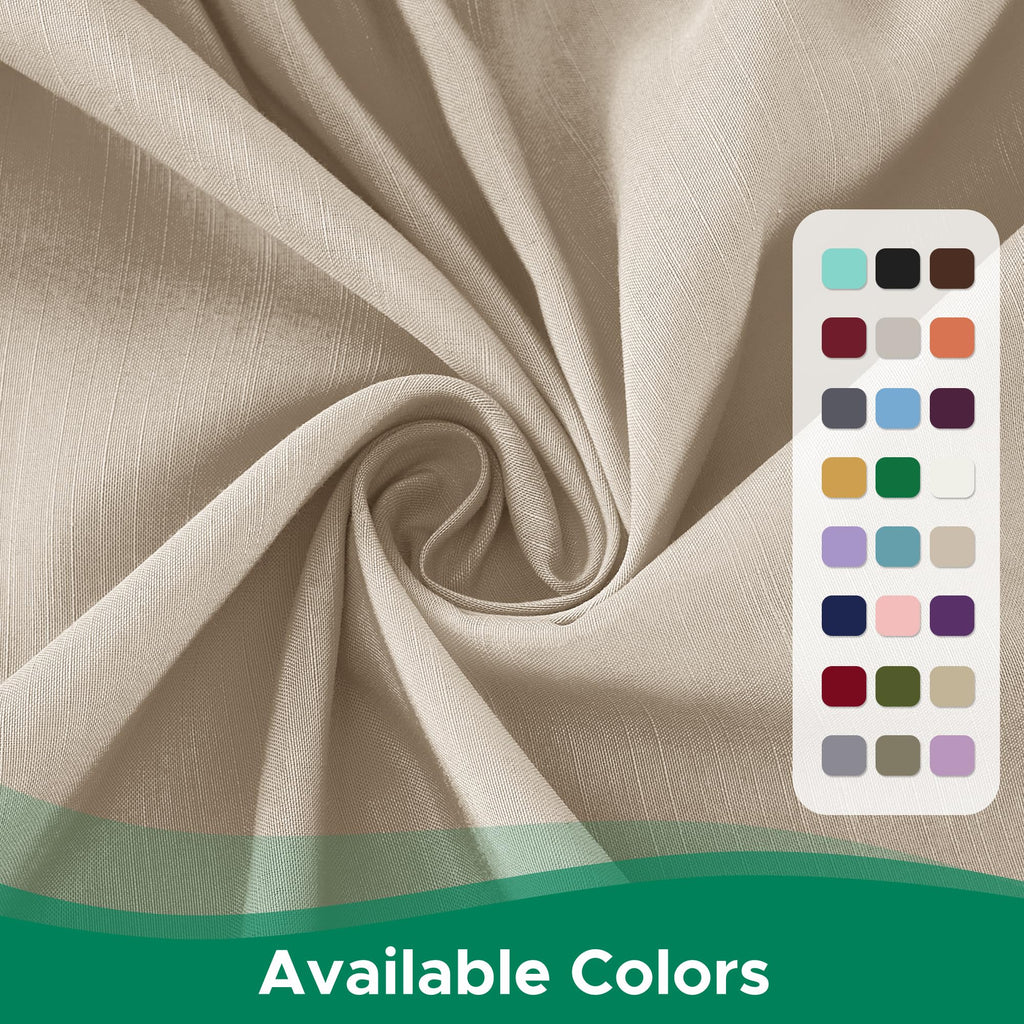 Wrap Around Bed Skirt 15" Drop-Elastic Dust Ruffle Light Camel