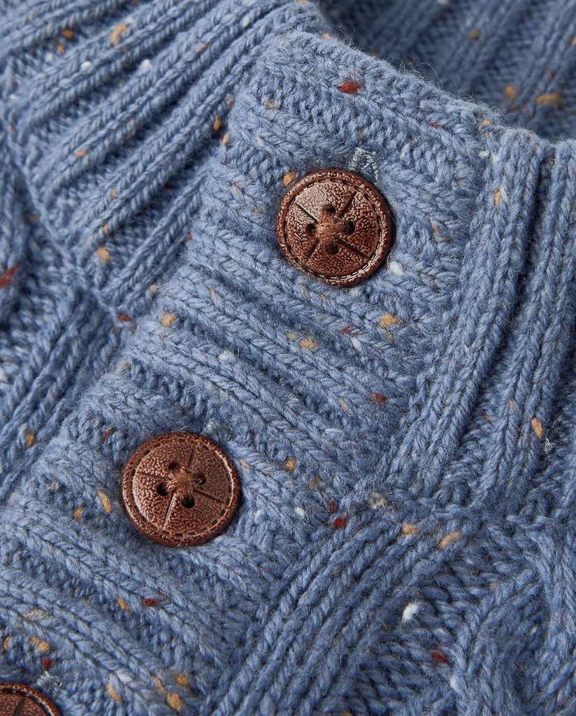 Boys' and Toddler Mock Neck Cable Knit Sweater
