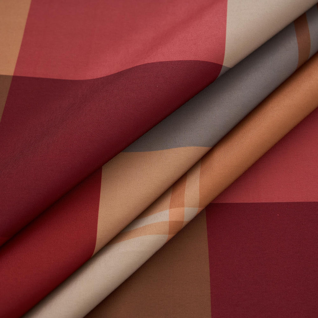 Rectangle Tablecloth 60" x 84" Winter Brown Plaid Table Cloth - Oblong Autumn Polyester Red Brown Harvest Checkered