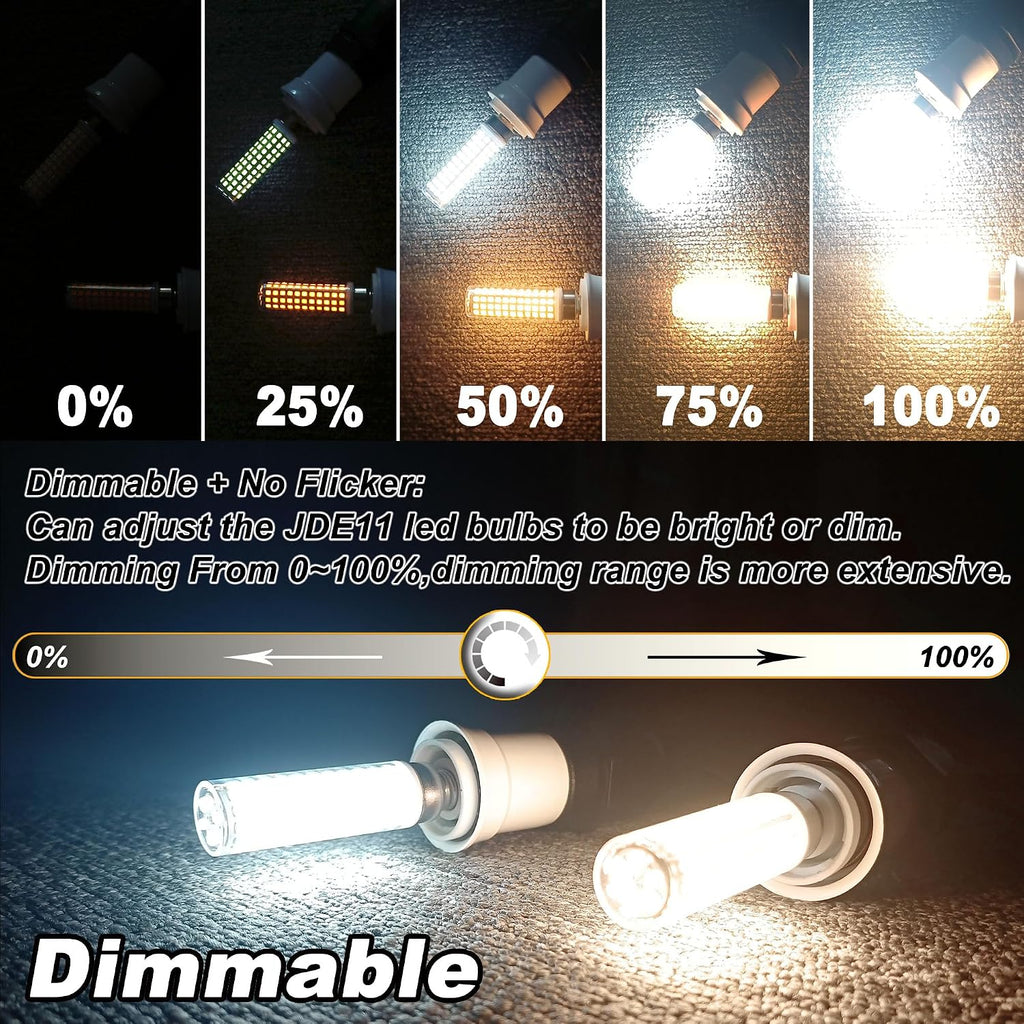 E11 Led Bulb,JDE11 120V 100W Candelabra Bulbs Equiva Dimmable