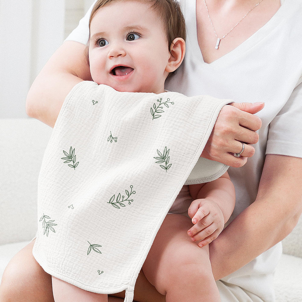Muslin Burp Cloths, Soft Baby Burping Cloths for Unisex Boys and Girls, Newborn Essentials Large Extra Absorbent