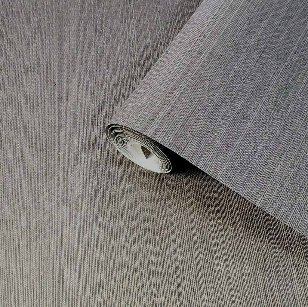 Wallpaper Rolls Grass Cloth Charcoal Gray Taupe sisal Natural Real grasscloth Plain wallcoverings