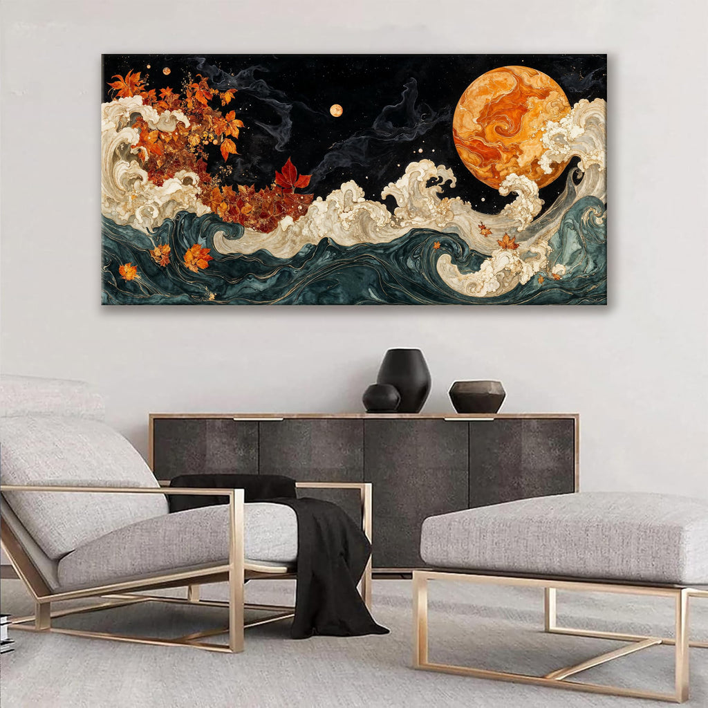 Large Wall Art Boho Abstract Modern Wall Artwork Prints Colorful Canvas Art Wall Decor Painting Pictures Abstract
