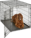 42-Inch New World Crate for Large Breeds, 71-90 lbs, Single Door Folding Dog Crate, Leak-Proof Tray & Secure Latch
