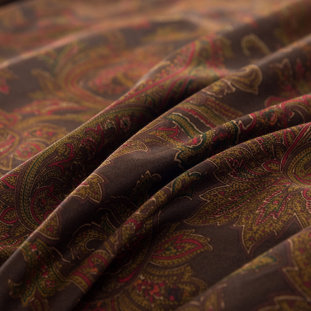Classical Paisley Duvet Cover 3pc Set Bohemian Bedding Boteh Damask Medallion Egyptian Cotton Sateen Luxury
