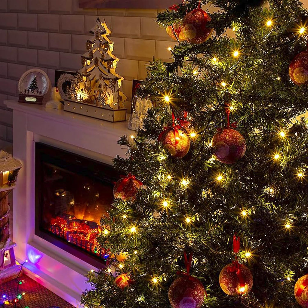 328 FT 1000 LED Christmas Lights, Waterproof Christmas Lights Outdoor with 8 Modes&Timer, Plug in Fairy Light