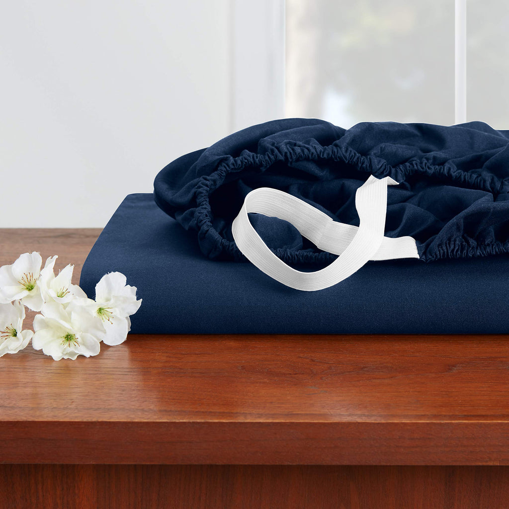 Split King Sheets Set - 110 GSM 7 Piece Bed Sheets for Split King Size Bed, Double Brushed Split King Size Sheets