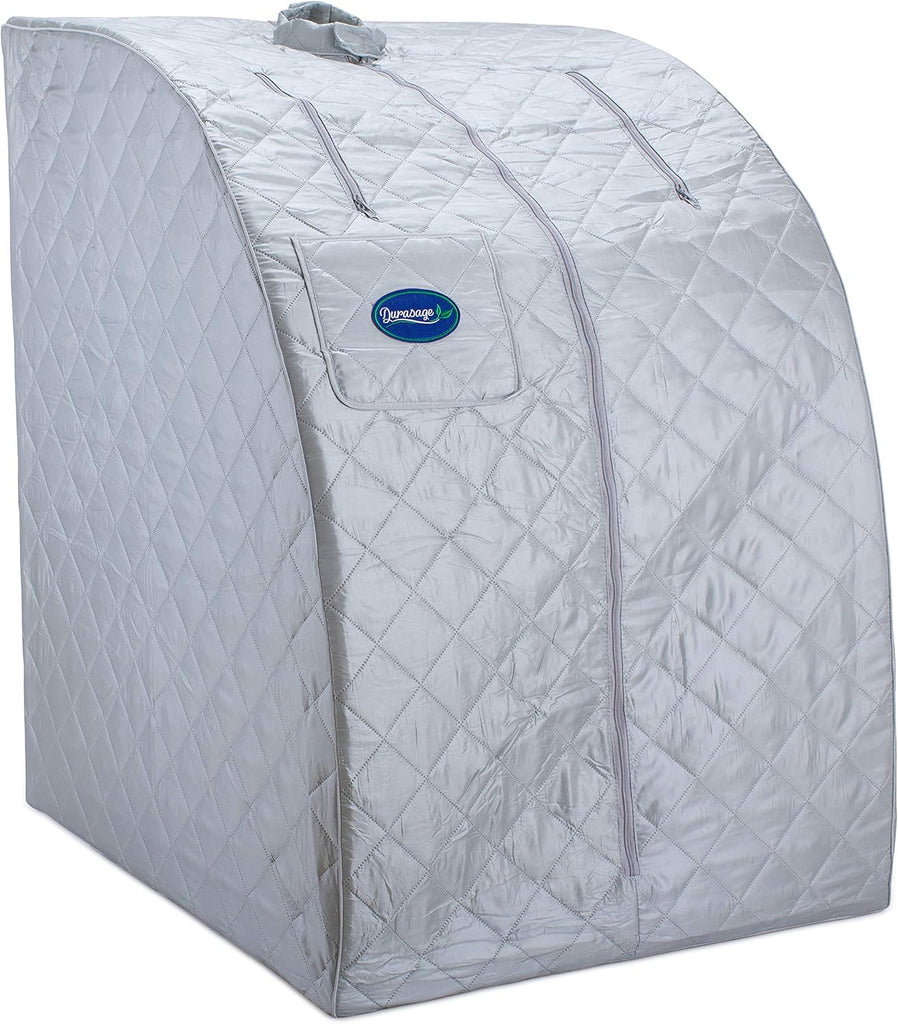 Durasage Portable Steam Sauna for Home - Personal Full Body Detox Sauna Tent with 800W Steam Generator, 60-Min Timer