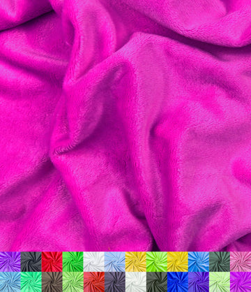 Minky Fabric | Plush, Super Soft, Cuddle | Solid Minky | by the Yard | 60" Wide | Baby Blanket, Change Station Cover