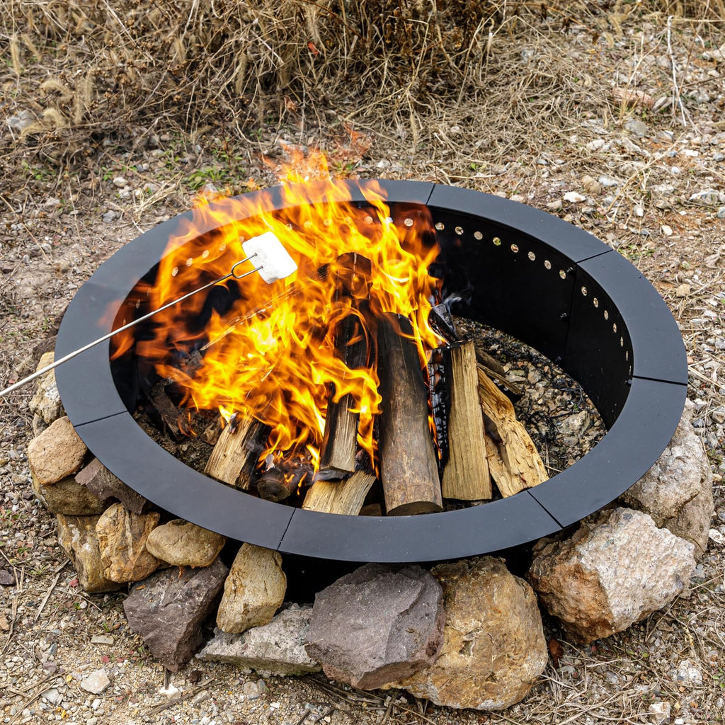 36 inch Round Fire Pit Ring, Heavy Duty Fire Ring