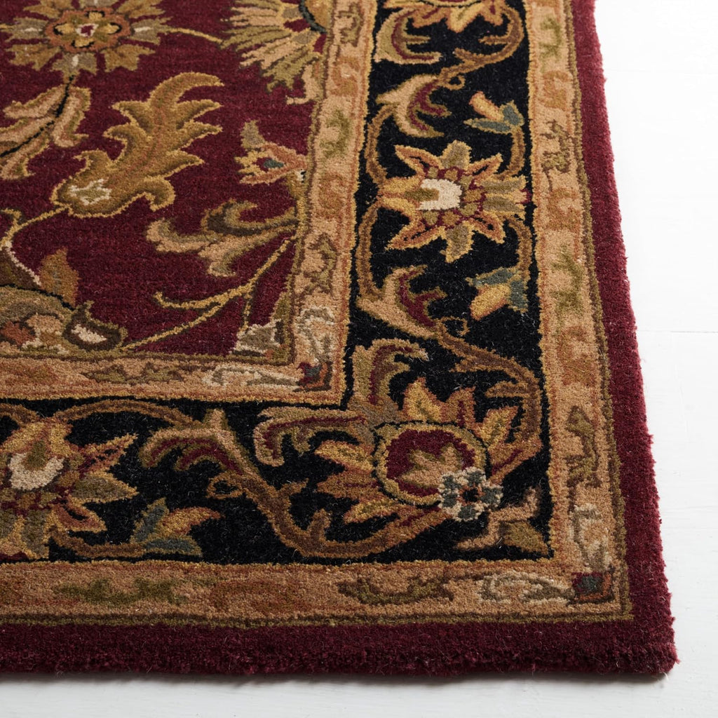 Heritage X-Large Area Rug - 12' x 15', Red & Black, Handmade Traditional Oriental Wool