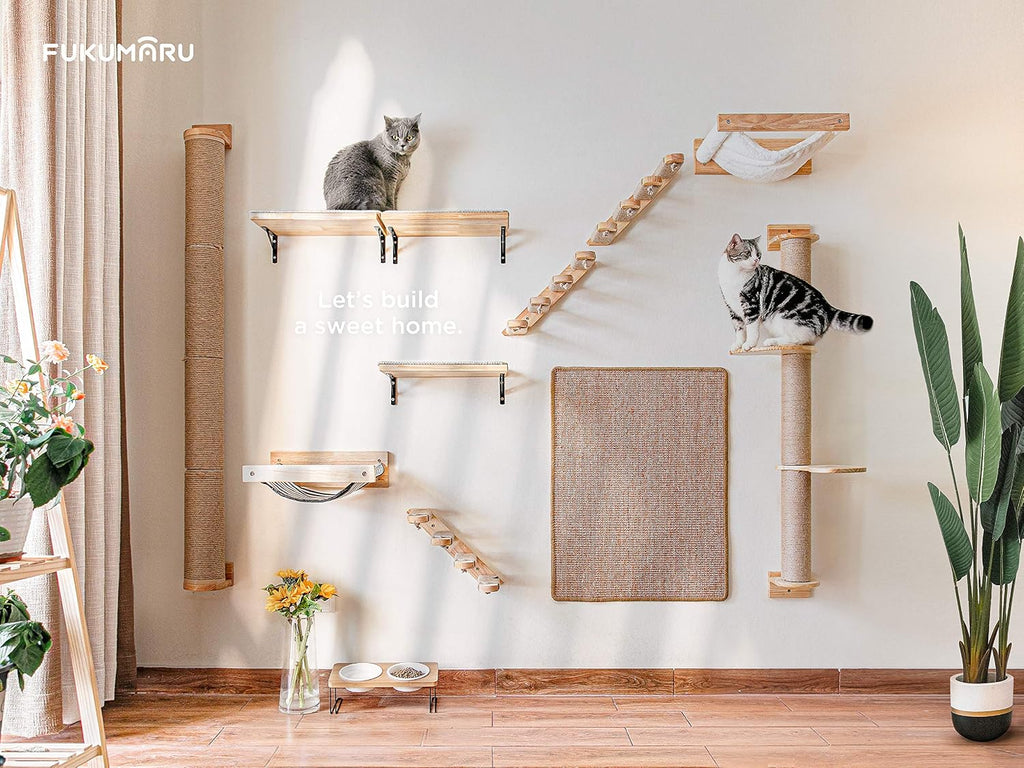 Cat Climbing Shelf Wall Mounted, Small