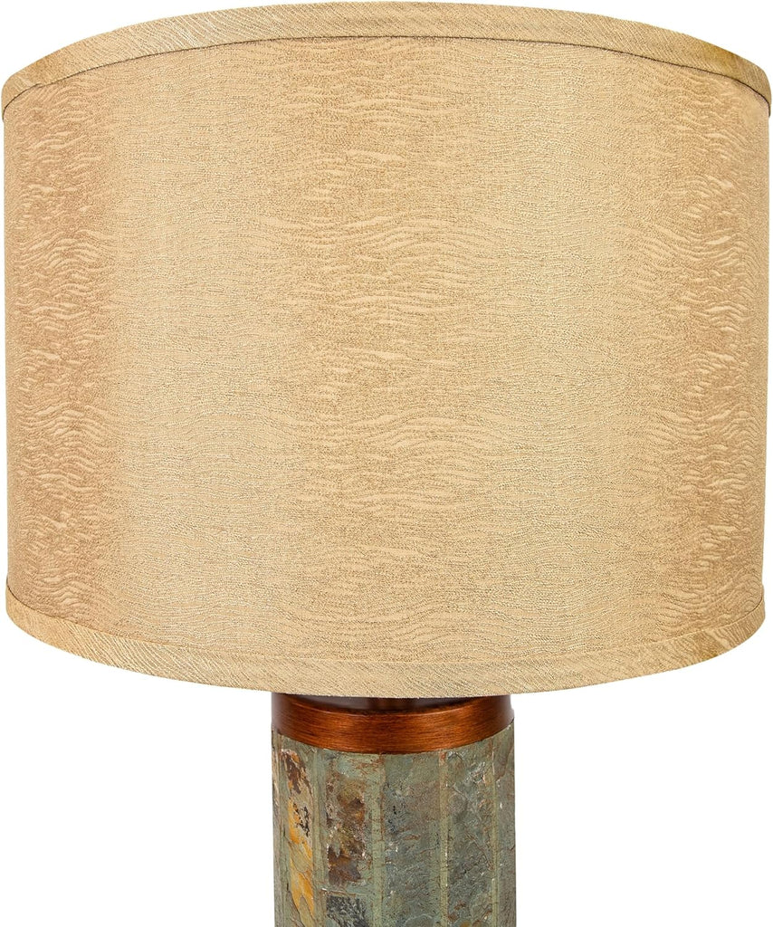 31" Modern Table Lamp with Copper Accents - Table Top Lamp