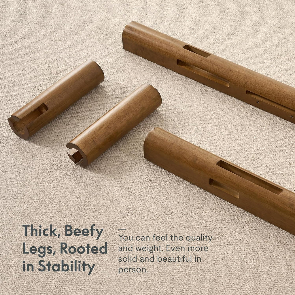 Japanese Joinery Bed Frame, No-Tool Assembly