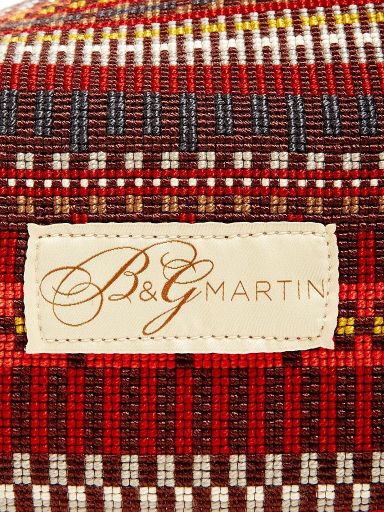 Dog Bed Cushion Using Maharam Textile Point by Paul Smith with 100% Faux Down Pillow Insert