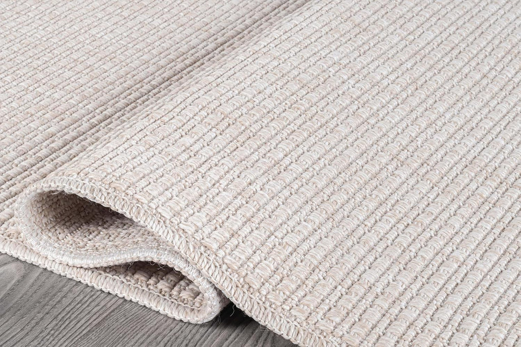 Easy Jute Off White Rug 5x7 Solid Washable Durable Outdoor Indoor Area Rugs for Living Dining Room P