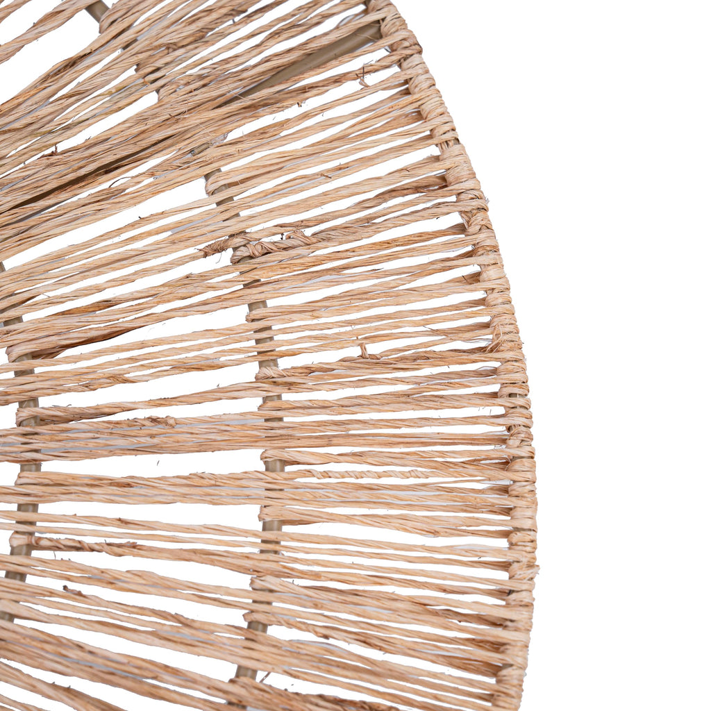 Handwoven Jute Wall Hanging Baskets, Set of 3 Round Woven Wall Decor (22", 19", 15"), Decorative Wall Accents