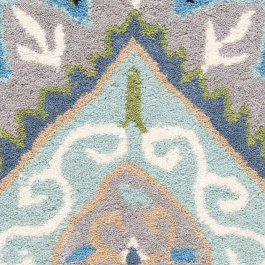Wyndham Area Rug - 10' x 14', Blue & Multi, Handmade Modern Wool