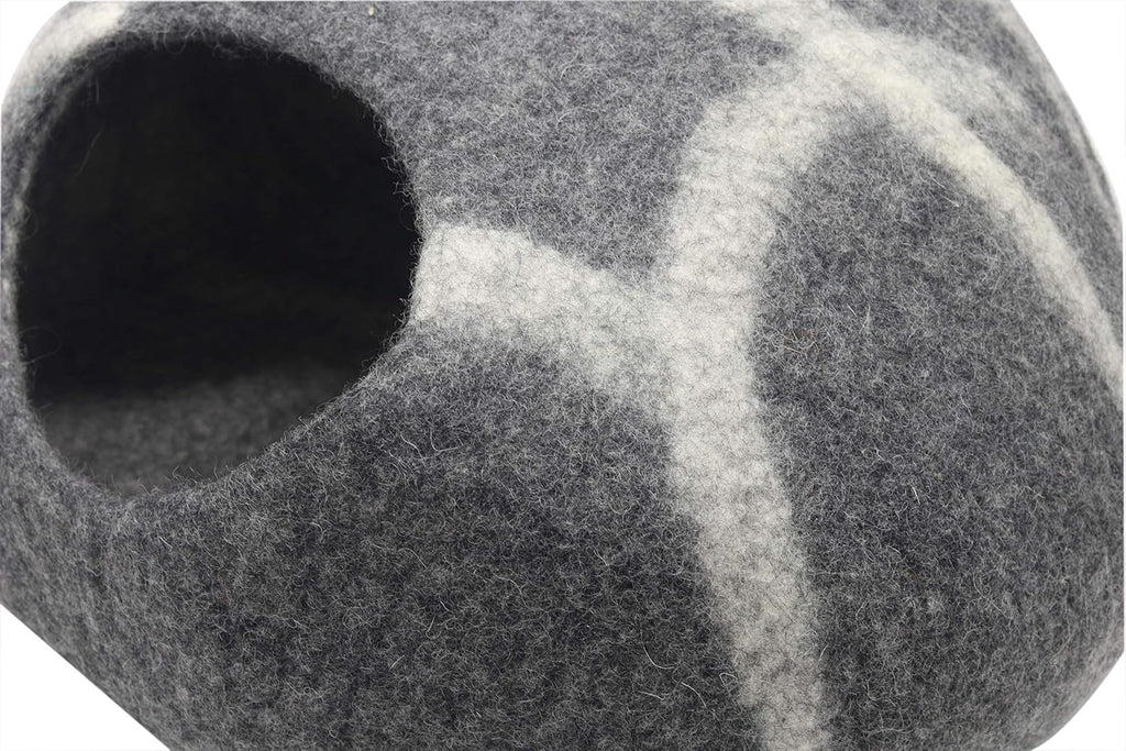 100% Natural Wool cat House, cat cave, cat Bed, Felt cat cannel