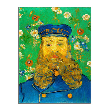 Vincent Van Gogh Canvas Wall Art - Portrait of Josephroulin Art Poster - Modern Art Portrait Print - Famous Oil