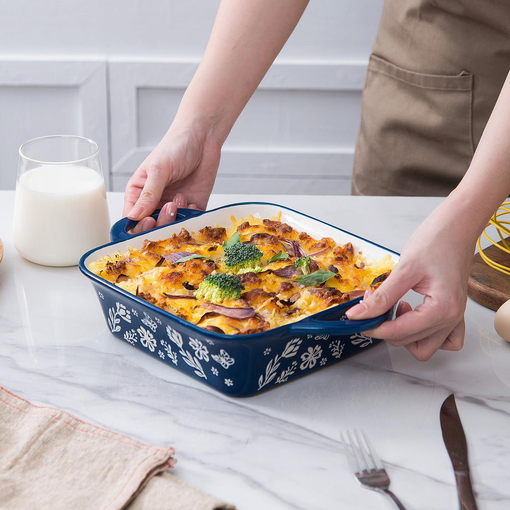 8x8 Baking Pan Brownie Pan Casserole Dish Ceramic Baking Dish Square Casserole Dishes For Oven