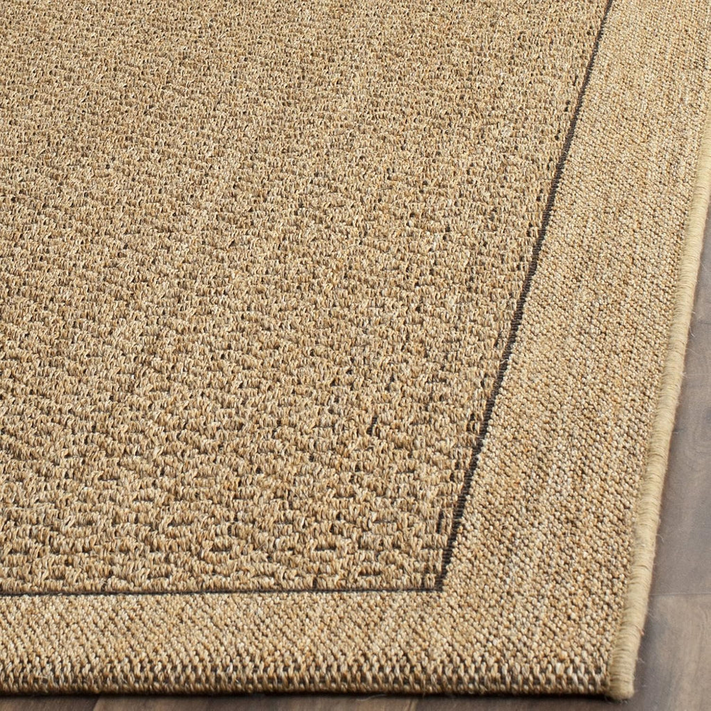 Palm Beach Collection Accent Rug - 4' x 6', Natural, Sisal Design, Non-Shedding & Easy Care, Ideal for High Traffic