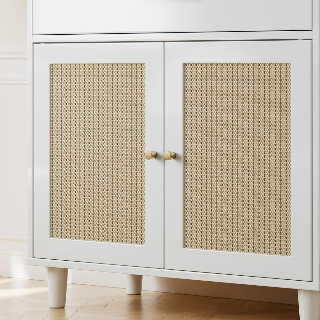 Hidden Cat Litter Box Enclosure with Scratch Pad & Storage Cabinet