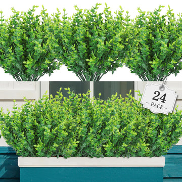 Fake Plants, Artificial Plants for Outdoor Indoor Garden Patio Decor