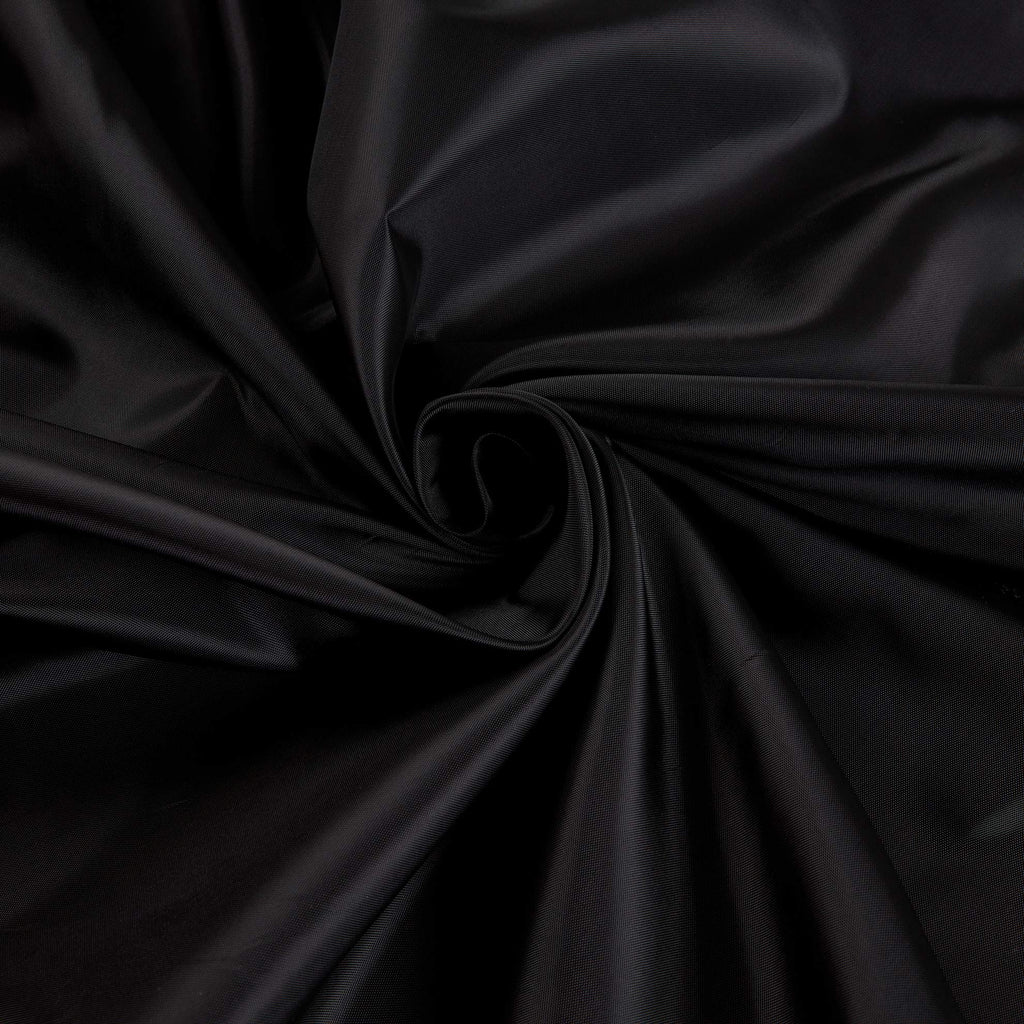 Polyester Lining Black Fabric by The Yard