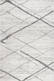 5x8 Thigpen Contemporary Area Rug, Grey, Abstract Lines, Non-Slip Backing, Stain Resistant, For Bedroom, Dining Room