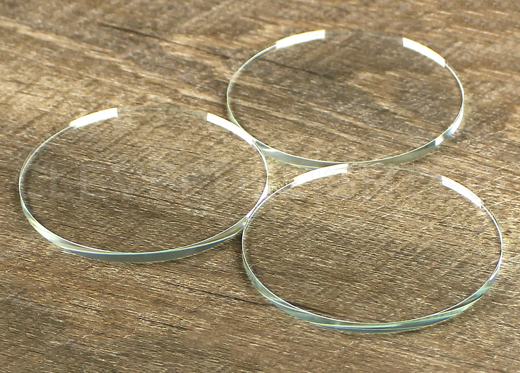 3" Round Glass Tiles - 5 Pack