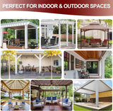 Grommet Outdoor Curtains for Patio Waterproof 8 Pcs All Weat - Image 7