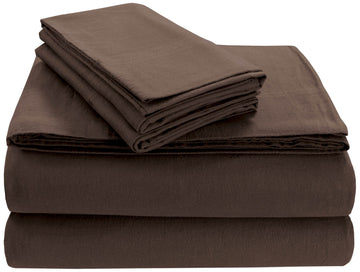 Soft Cotton Flannel Pillowcases, Chocolate, Standard