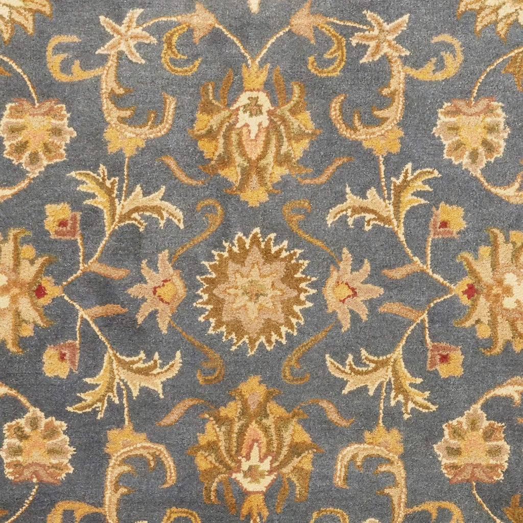 Antiquity 9' x 12' Blue/Gold Handmade Traditional Oriental Premium Wool Area Rug