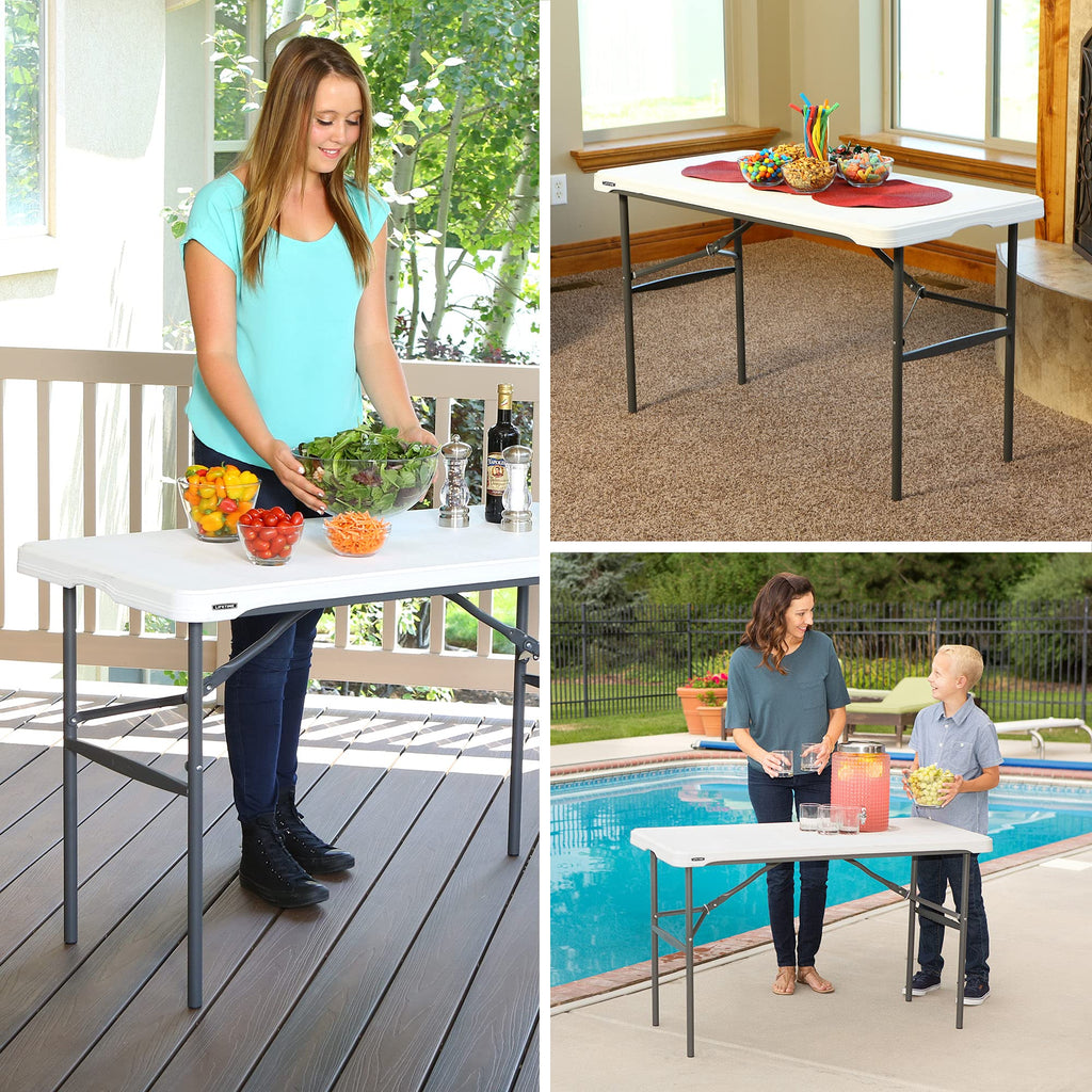 Commercial Nesting Folding Table, 4-Foot