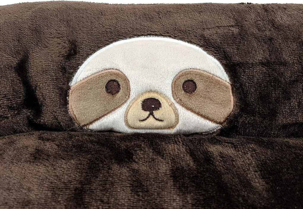 Pet Bed for Cats and Small Dogs - Cute Sloth Theme to Help Cuddle Your Loved One Off to Sleep