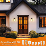 Outdoor Porch Lights Fixtures Wall Mount, Dusk to Dawn Outdoor Lighting Fixtures for House