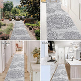 Hallway Runner Rug 2'x10' Washable Vintage Distressed Area Rugs Non Slip Laundry Rug Runner Boho Flo
