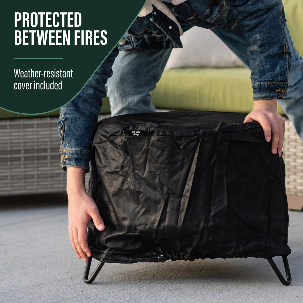 Social 20-Inch Portable Smokeless Outdoor Wood Burning Fire Pit