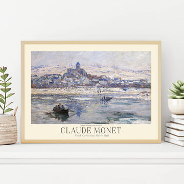 Claude Monet Prints, Museum Gallery Exhibition Poster, Art Works, Poster Vintage Print, Home Office Wall-Decor