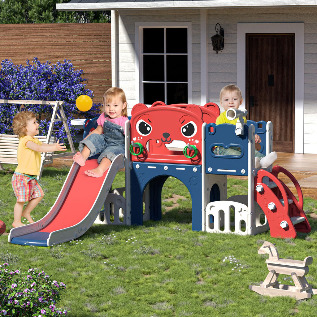 9 in 1 Toddler Slide and toddler outdoor playset