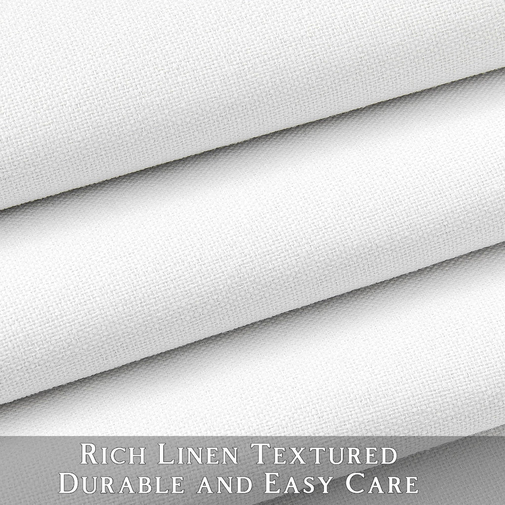 White Blackout Curtains 63 Inches Long 2 Panels