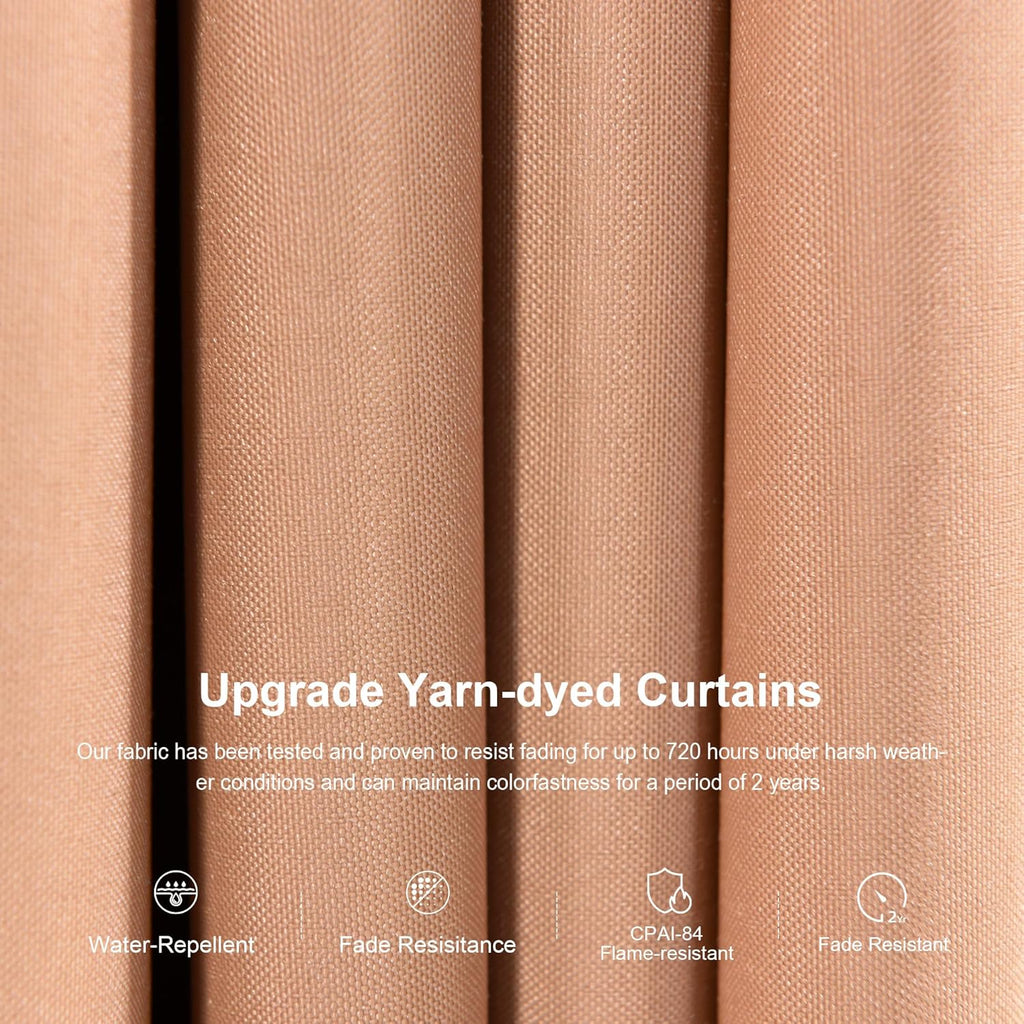 10' X 12' Hardtop Gazebo Canopy for Patio Deck Backyard Heavy Duty Outside Sunshade with Netting and Curtains Outdoor