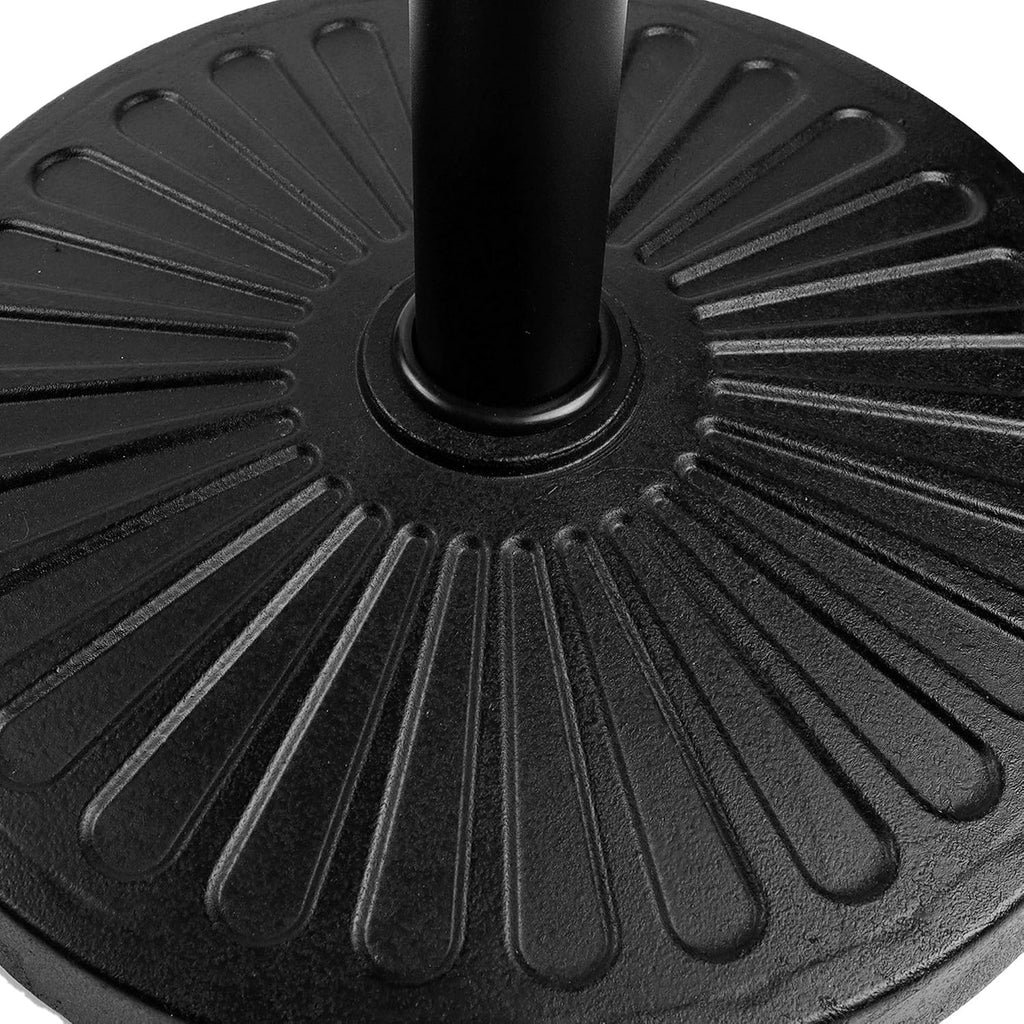 22 lbs Patio Umbrella Base, Outdoor Umbrella Base, Market Umbrella Base Stand Black