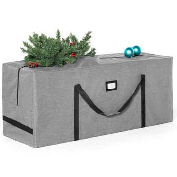 Christmas Tree Storage Bag - for 9 ft Artificial Disassembled Holiday Tree - Heavy Duty 900D Oxford Fabric Waterproof